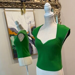House of Harlow 1960 Emerald Crop Top